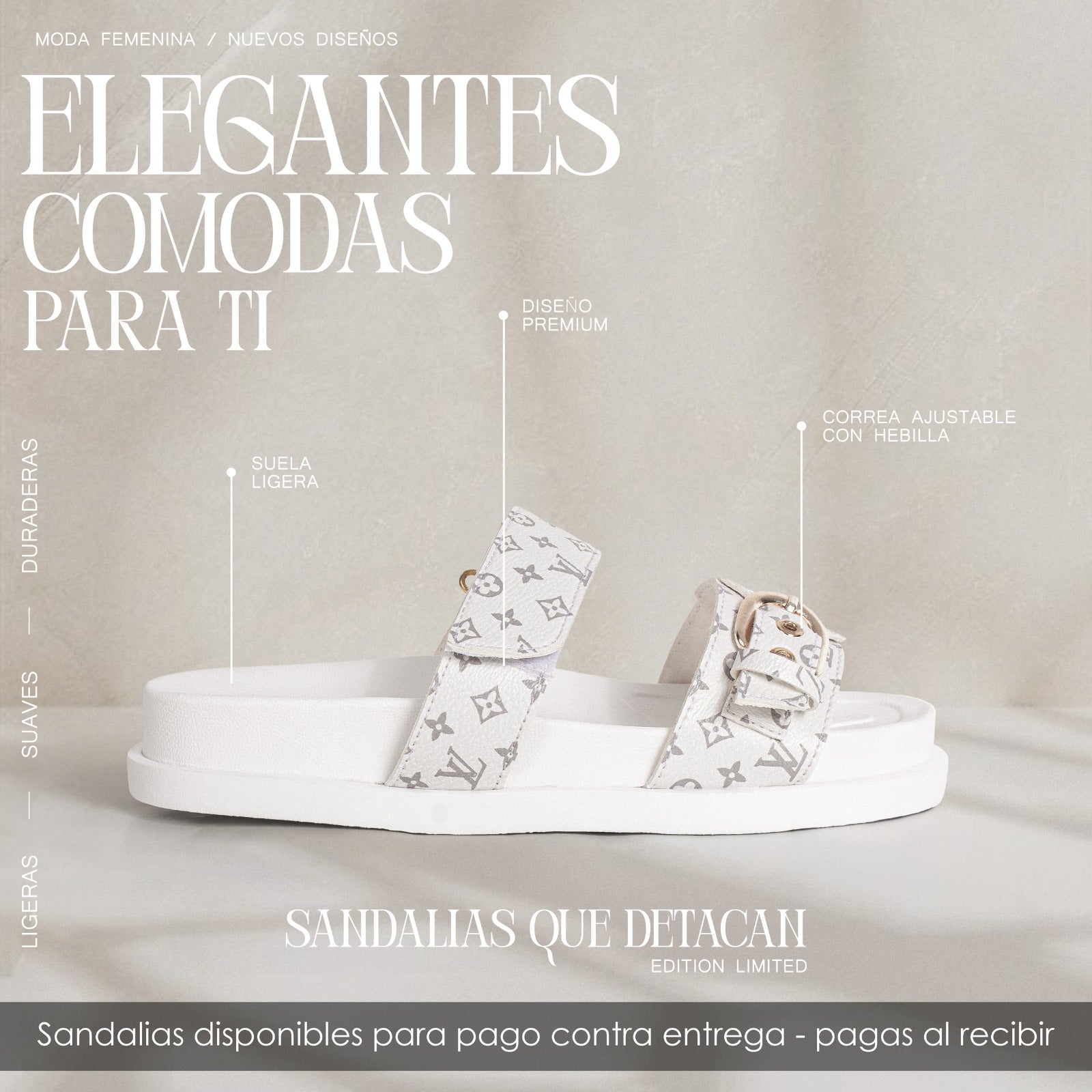 Sandalia LV Premium  Mujer