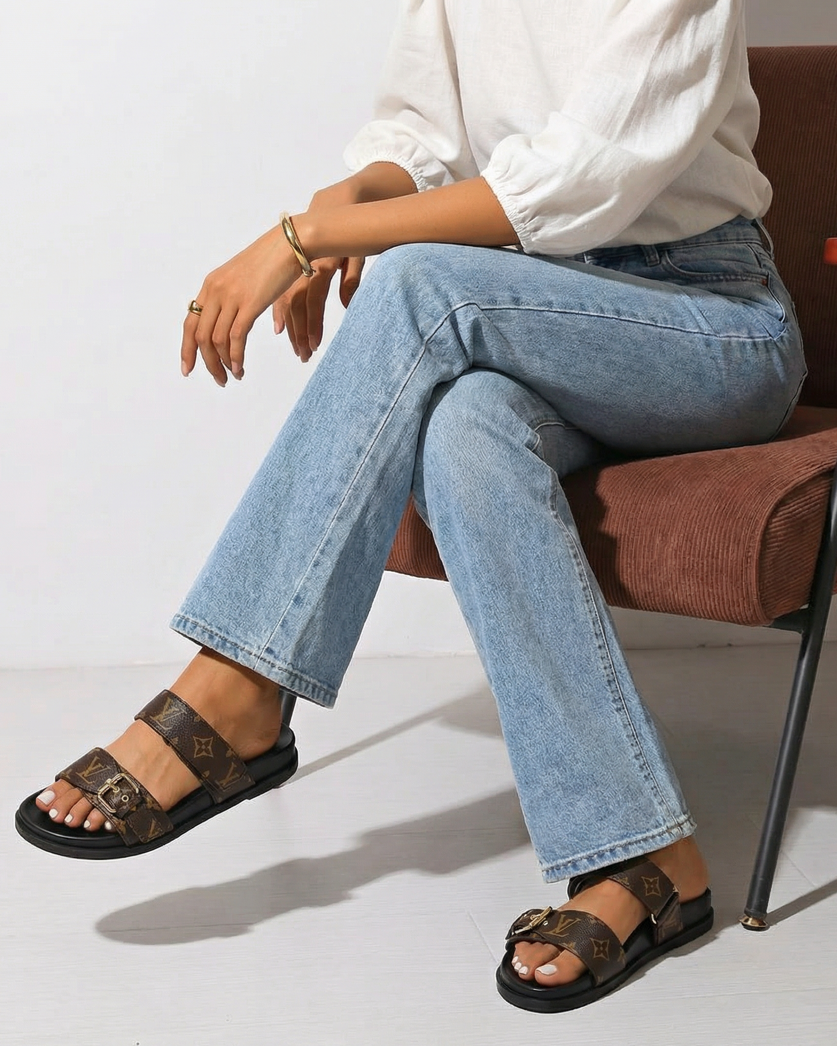 Sandalia Premium LV Mujer